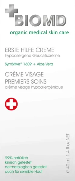 Biomed Erste Hilfe Hypoallergene Creme 40 ml