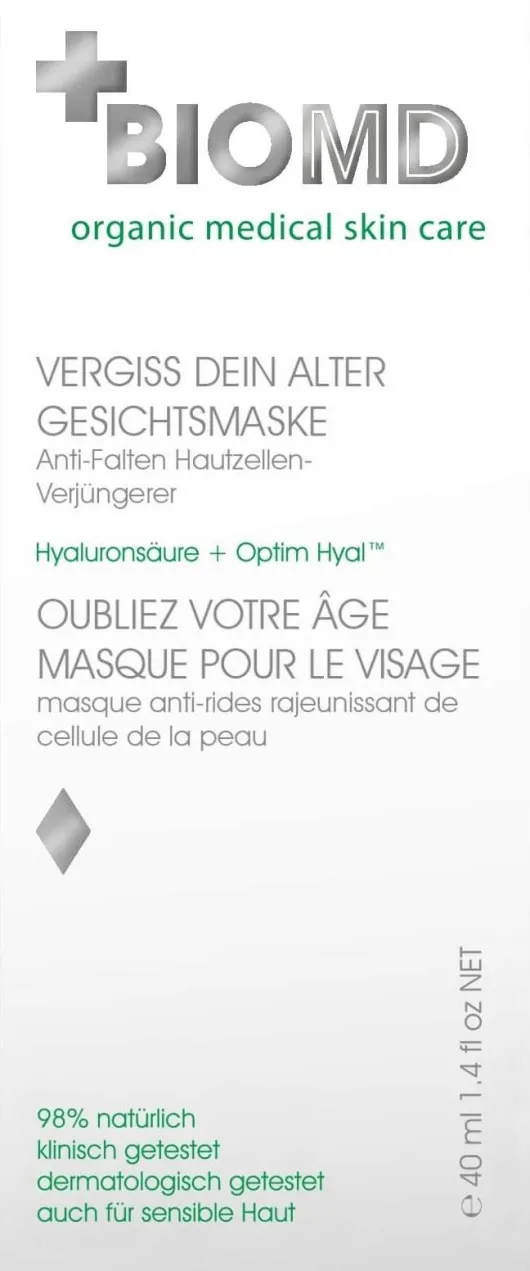 Biomed Vergiss Dein Alter Anti-Aging Gesichtsmaske 40 ml