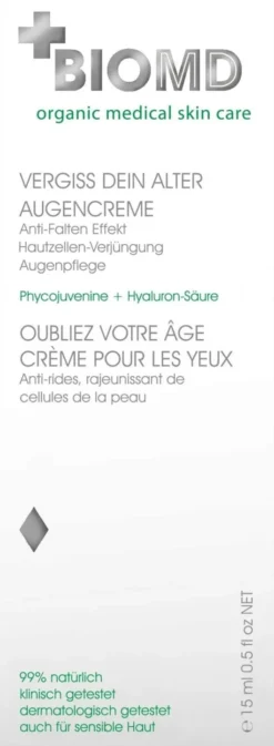 Biomed Vergiss Dein Alter Anti-Aging Augenpflege 15 ml
