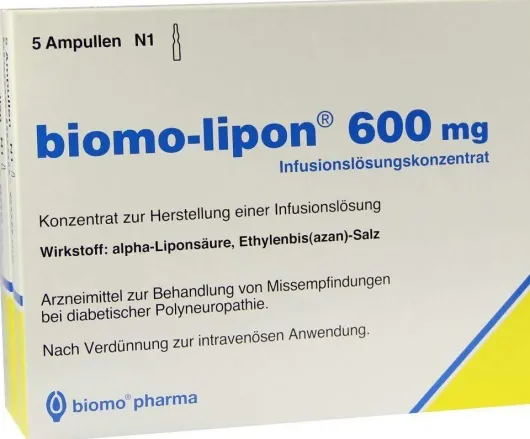 Biomo Lipon 600 mg 10 Ampullen