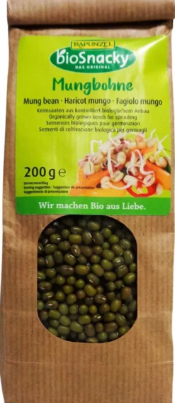 Biosnacky Sprossensamen Mungbohnen 200 G