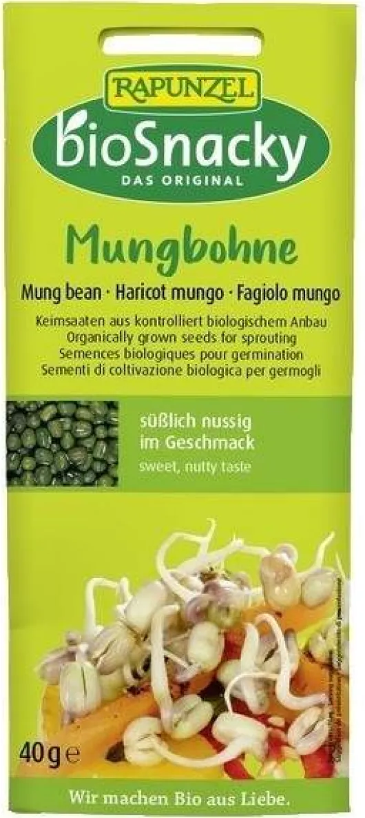 Biosnacky Sprossensamen Mungbohnen 40 G