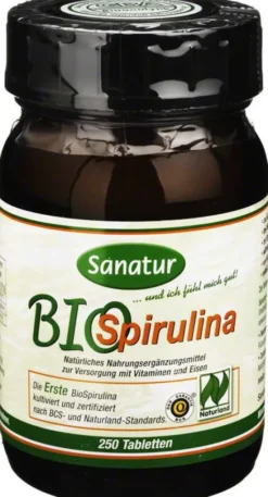 Biospirulina Aus Ökologischer Aquakultur Tabletten 250 Tabletten