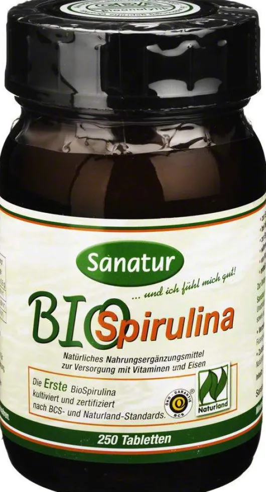 Biospirulina Aus Ökologischer Aquakultur Tabletten 250 Tabletten