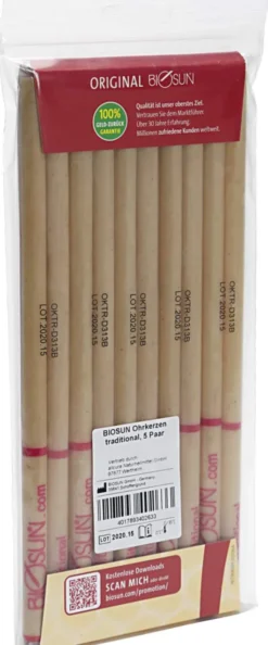 Biosun Ohrkerze Traditional 10 Stück