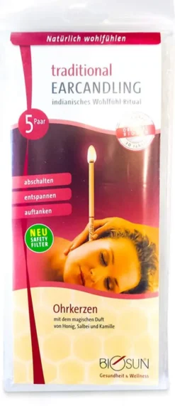 Biosun Traditional 10 Ohrkerzen Filter Neu 2015