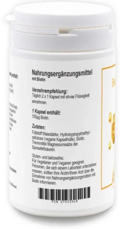 Biotin Kapseln 60 Stück