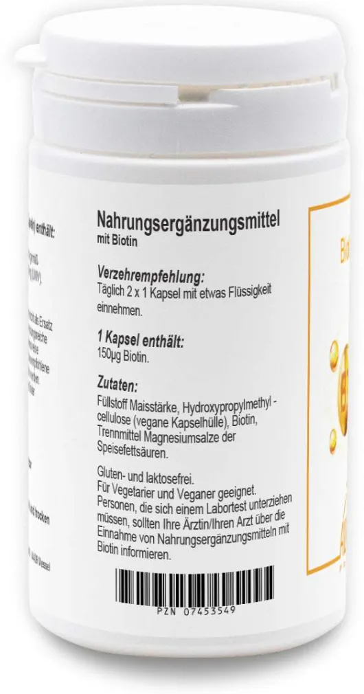 Biotin Kapseln 60 Stück