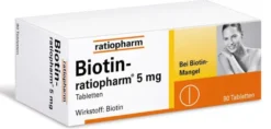 Biotin ratiopharm 5 mg 90 Tabletten