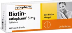 Biotin Ratiopharm 5mg 30 Tabletten