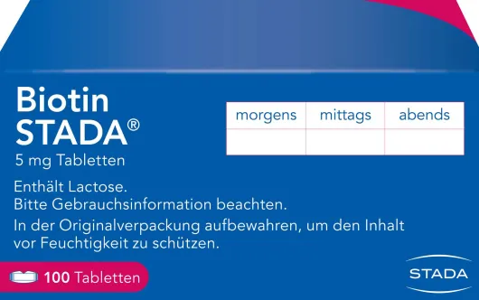 Biotin Stada 5 mg 100 Tabletten