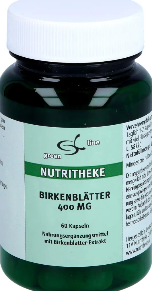 Birkenblätter 400 mg 60 Kapseln