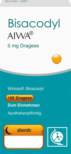 Bisacodyl Aiwa 5 mg 100 Dragees
