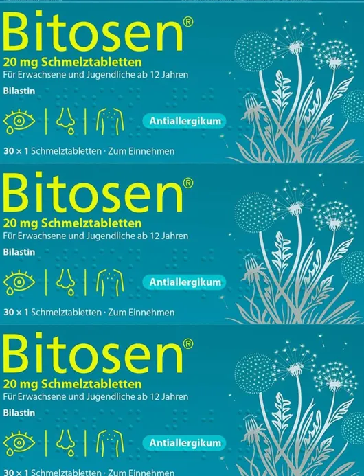 Bitosen 20 mg 3 x 30 Schmelztabletten