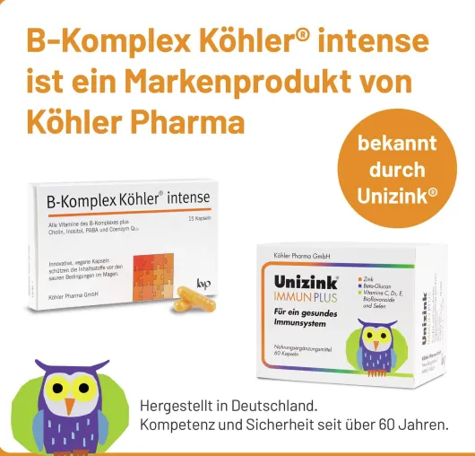B-Komplex Köhler Intense 15 Kapseln