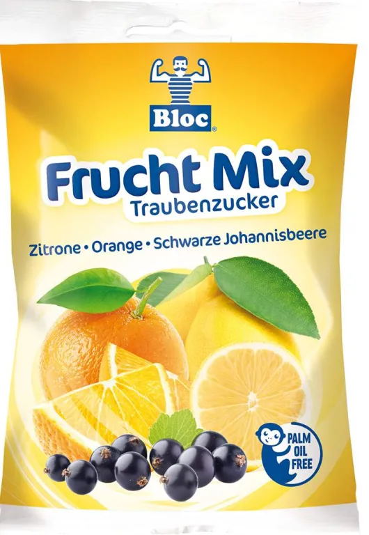 Bloc Traubenzucker Fruchtmix 75 G Beutel