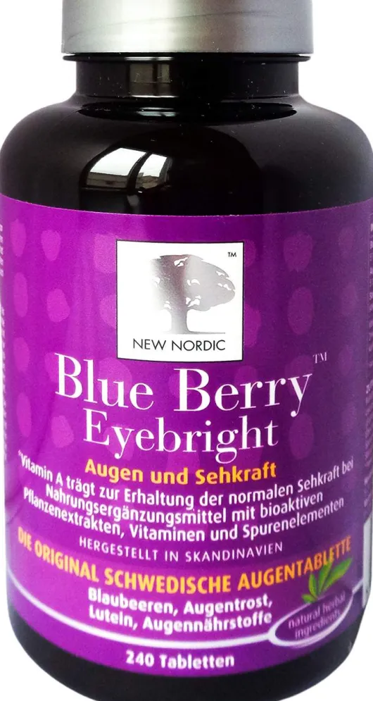 Blue Berry Eyebright 240 Tabletten
