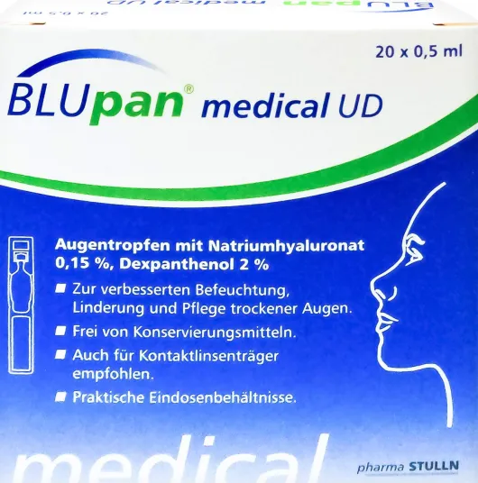 Blupan Medical Ud Augentropfen 20 X 0.5 ml Augentropfen