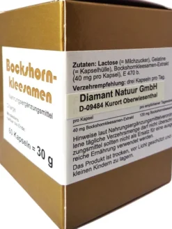 Bockshornkleesamen Kapseln 120 Stück