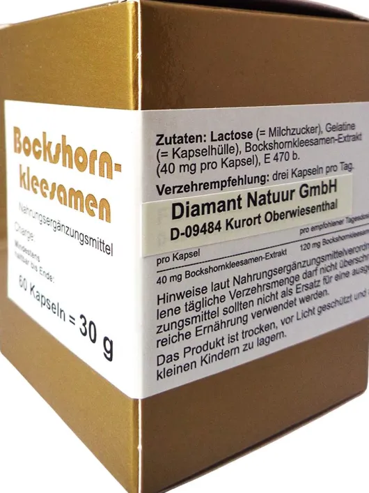 Bockshornkleesamen Kapseln 120 Stück