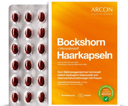 Bockshorn und Mikronährstoff Haarkapseln 60 Stück