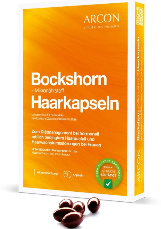 Bockshorn und Mikronährstoff Haarkapseln 60 Stück