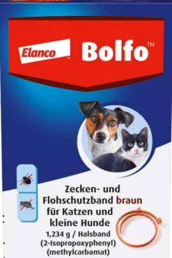 Bolfo Flohschutzband braun für Katzen und kleine Hunde 1 Stück