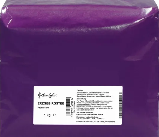 Bombastus Erzgebirgstee Nicht Aromatisiert 1 KG Tee