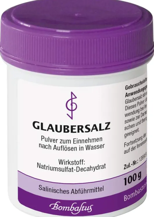 Bombastus Glaubersalz 100 g Pulver
