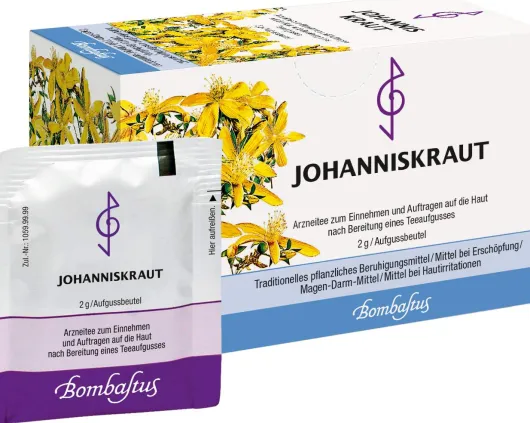 Bombastus Johanniskrauttee 20 x 2 Filterbeutel