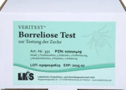 Borreliose Test zur Testung der Zecke Testkarte 3 Stk
