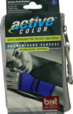 Bort Activecolor Daumen Hand Bandage Small Blau