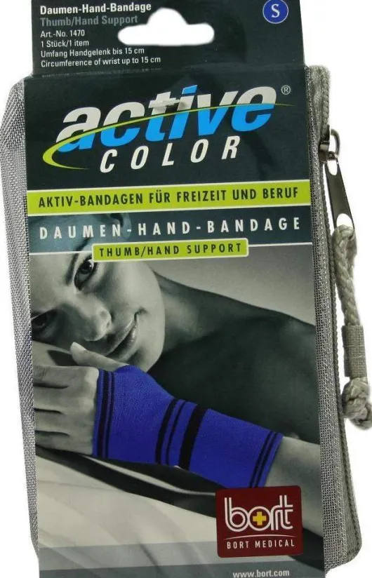 Bort Activecolor Daumen Hand Bandage Small Blau