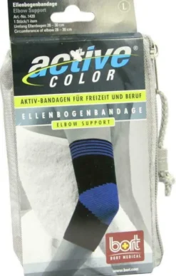 Bort Activecolor Ellenbogenbandage L Schwarz 1 Bandage