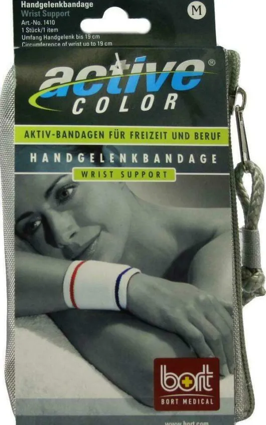 Bort Activecolor Handgelenkbandage Medium Weiß