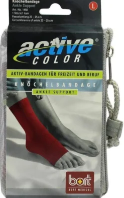 Bort Activecolor Knöchelbandage Large Rot 1 Stück
