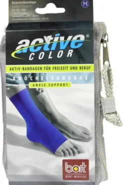 Bort Activecolor Knöchelbandage Medium Blau