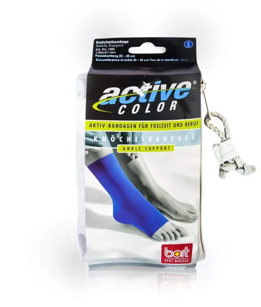 Bort Activecolor Knöchelbandage Large Blau 1 Stück