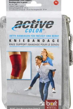 Bort Activecolor Kniebandage Medium Rot
