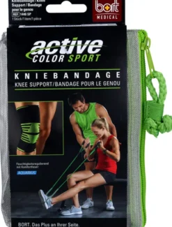 Bort Activecolor Sport Kniebandage S Schw.-Grün