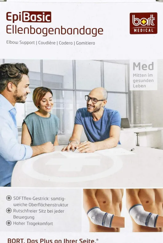 Bort Epibasic Bandage L Silber