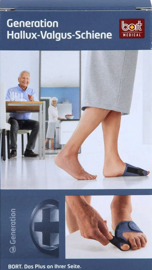 Bort Generation Hallux-Valgus Schiene Re.Gr.1 Blau
