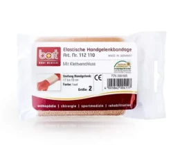 Bort 1 Handgelenkbandage Gr.2 Hautfarben Mit Klettverschluss