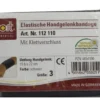 Bort Handgelenkbandage Mit Klettverschluss Gr.3 Schwarz 1 Stück