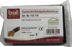 Bort Handgelenkbandage Mit Klettverschluss Gr.3 Schwarz 1 Stück