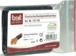 Bort Handgelenkbandage Mit Klettverschluss Gr.1 Schwarz 1 Stück