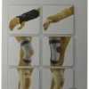 Bort Kniebandage Mit Gelenk Xxlarge Silber