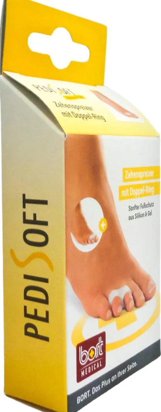 Bort Pedisoft Zehenspreizer M.Doppel-Ring Large 2 Stück