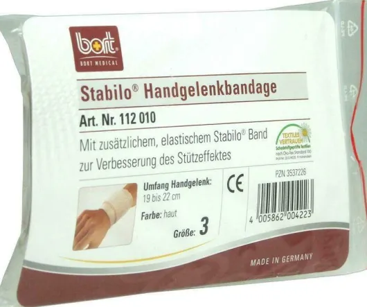 Bort Stabilo Handgelenkbandage Gr.3 Haut