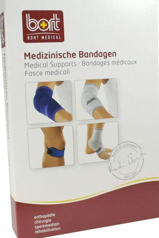 Bort Zweizug Kniestütze Medium Blau